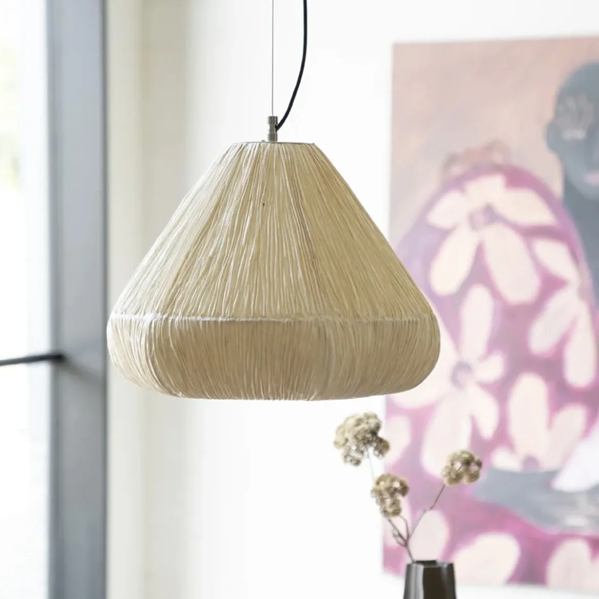 Ronde hanglamp 49 cm - By-Boo Lokta 3
