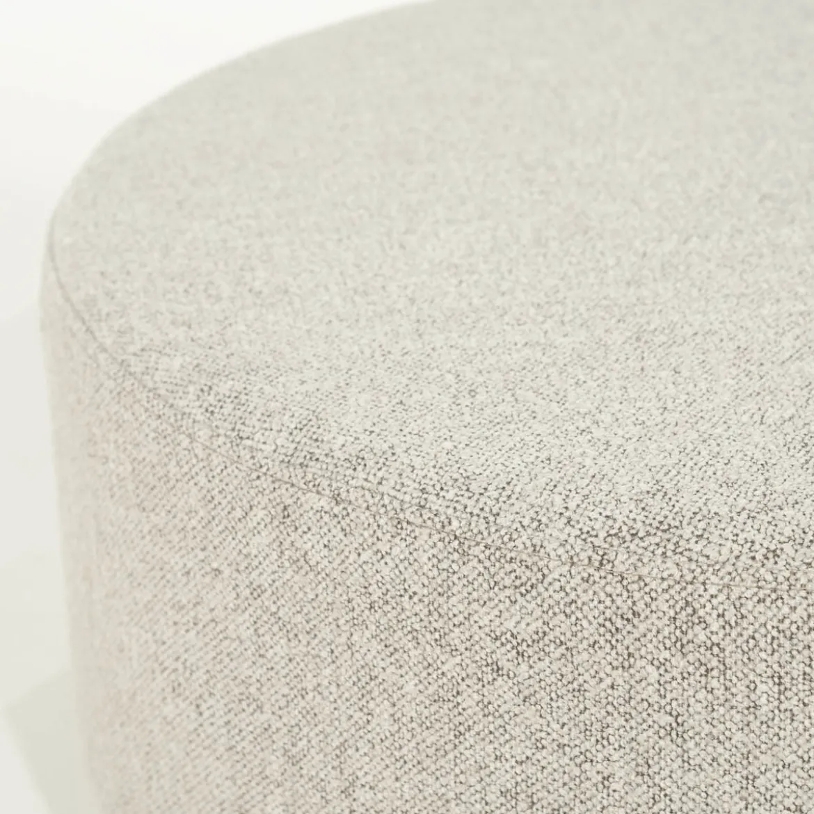 Ronde hocker met eiken rand - Eleonora Avah