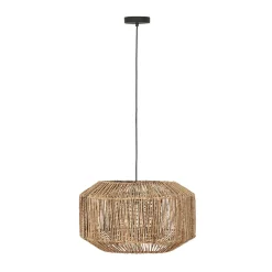 Ronde lamp abaca bananenblad - Must Living Soller