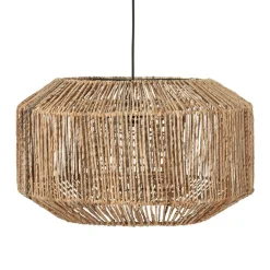 Ronde lamp abaca bananenblad - Must Living Soller