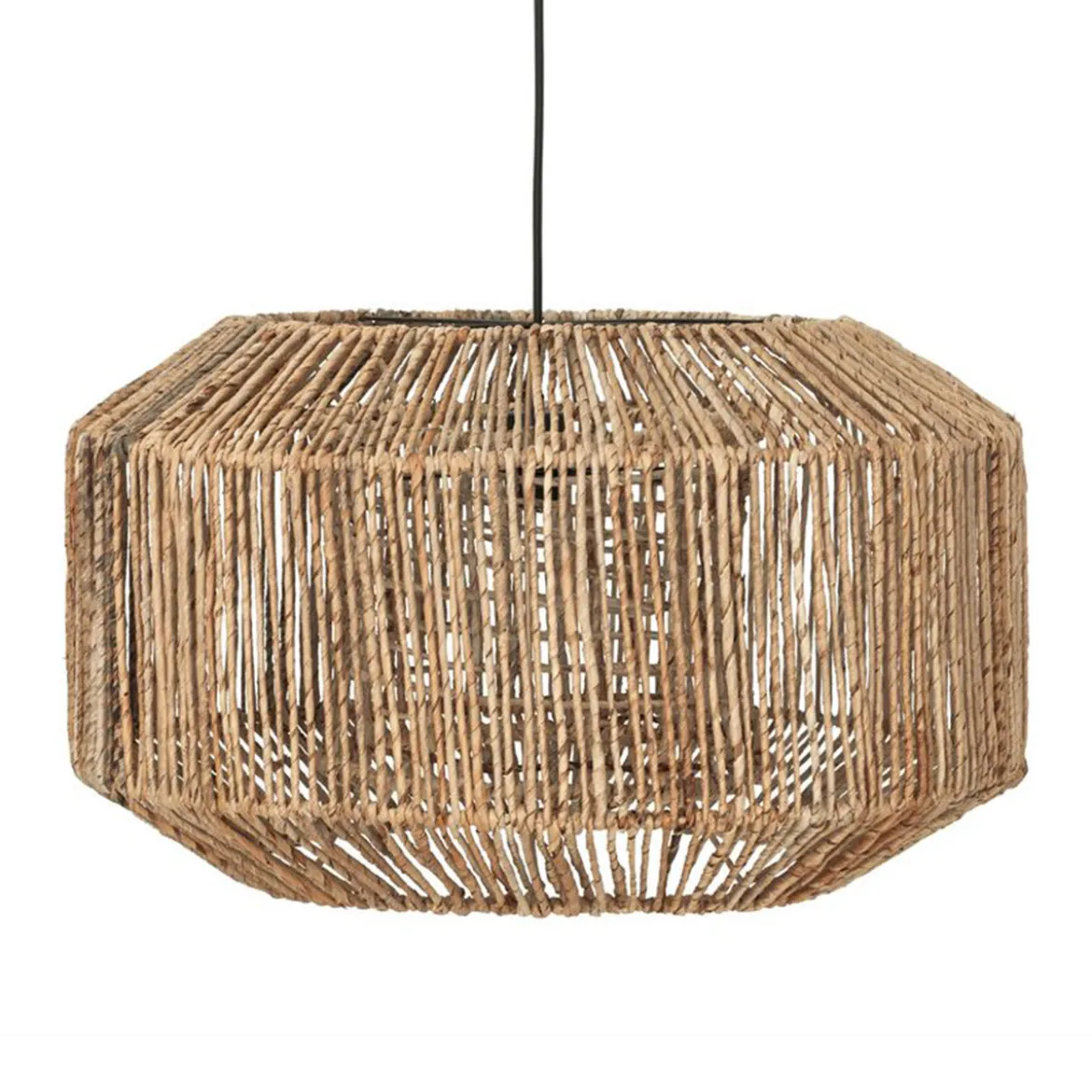 Ronde lamp abaca bananenblad - Must Living Soller