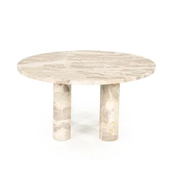 Ronde marmeren salontafel - By-Boo Marmo