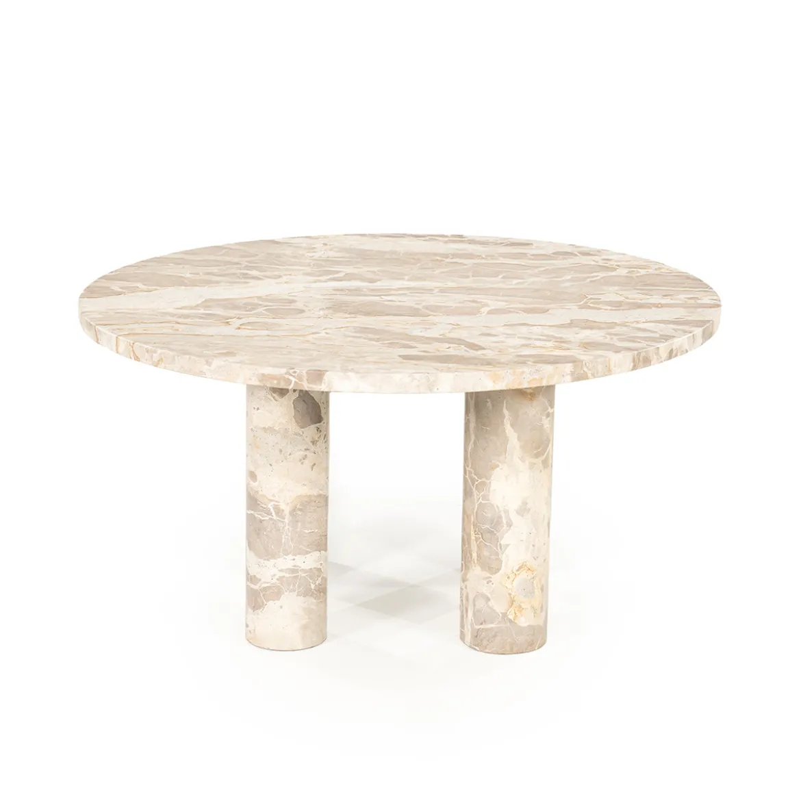 Ronde marmeren salontafel - By-Boo Marmo