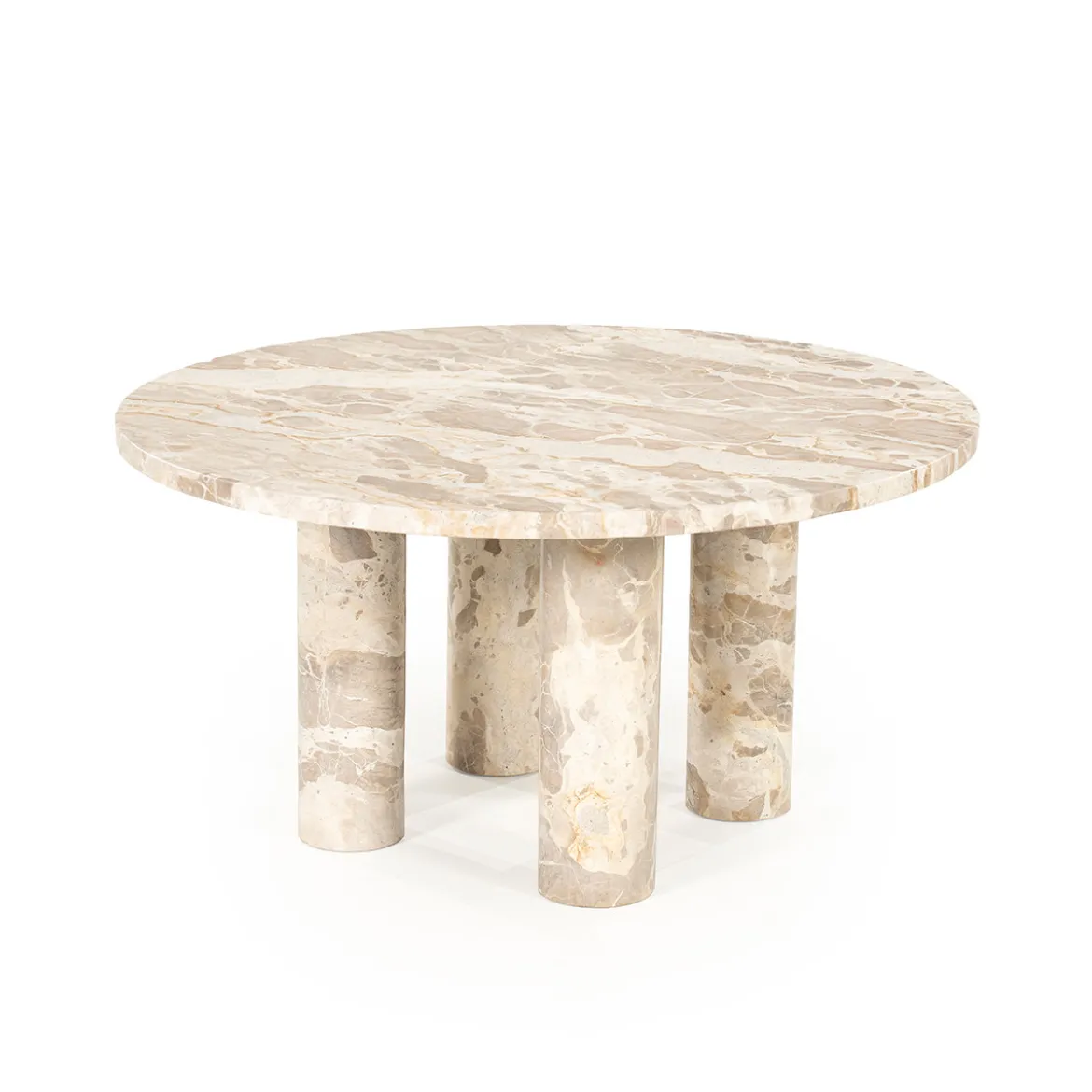 Ronde marmeren salontafel - By-Boo Marmo