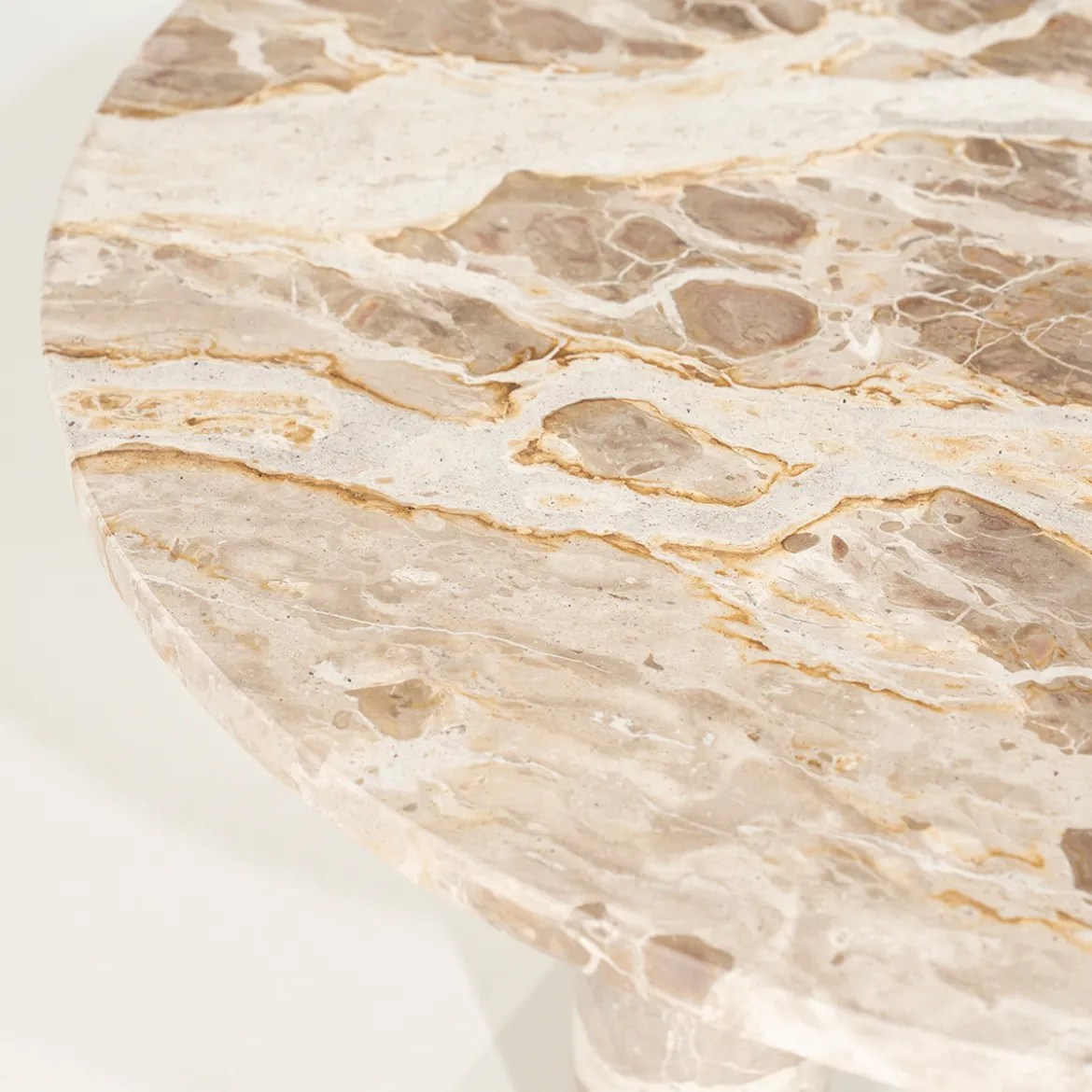 Ronde marmeren salontafel - By-Boo Marmo