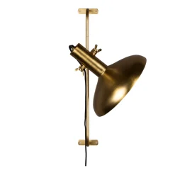 Ronde messing wandlamp - Dutchbone Karish