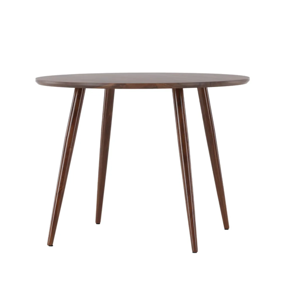 Ronde minimalistische eettafel bruin - Lavis Sanford
