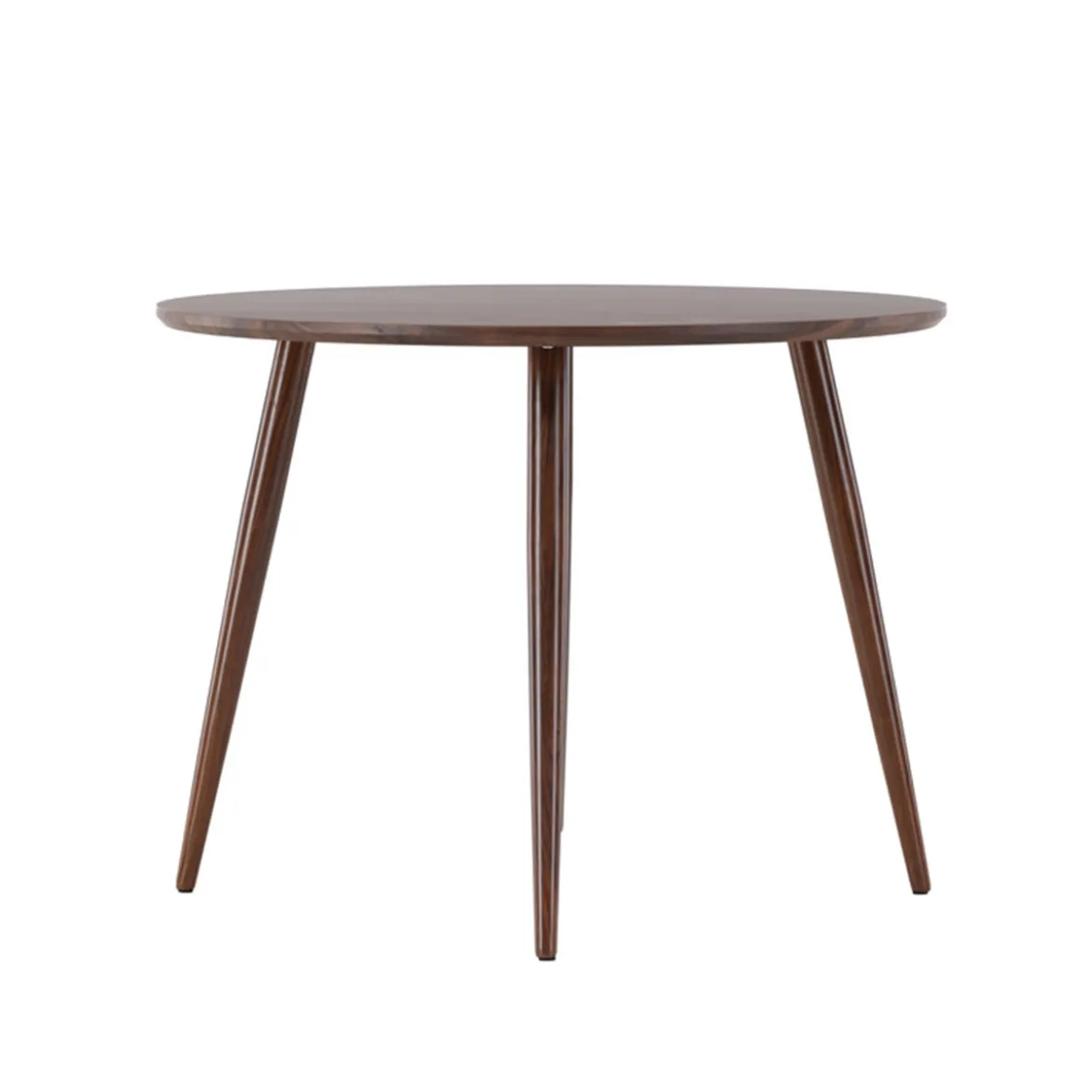 Ronde minimalistische eettafel bruin - Lavis Sanford