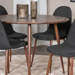 Ronde minimalistische houten eettafel - Lavis Plaza