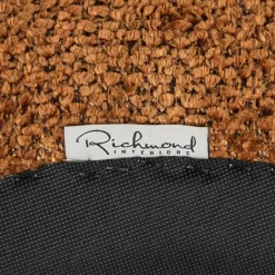 Ronde poef chenille - Richmond Interiors Jace