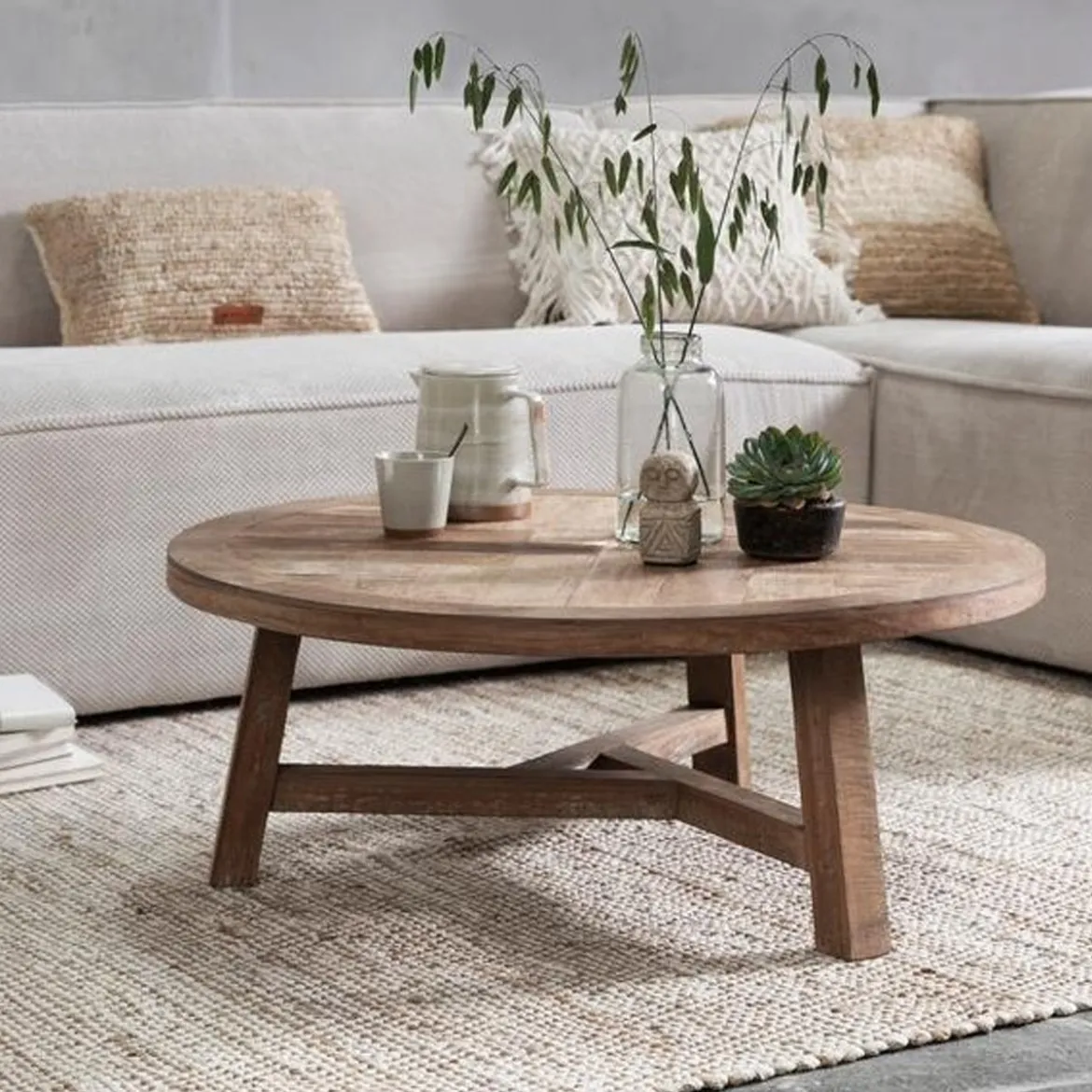 Ronde salontafel - DTP Home Classic Monastery