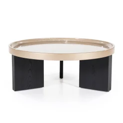 Ronde salontafel geglazuurd - Eleonora Mayson