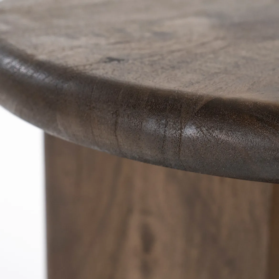 Ronde salontafel hout - By-Boo Leoti