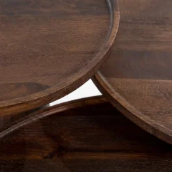 Ronde salontafel mangohout - Eleonora Ron