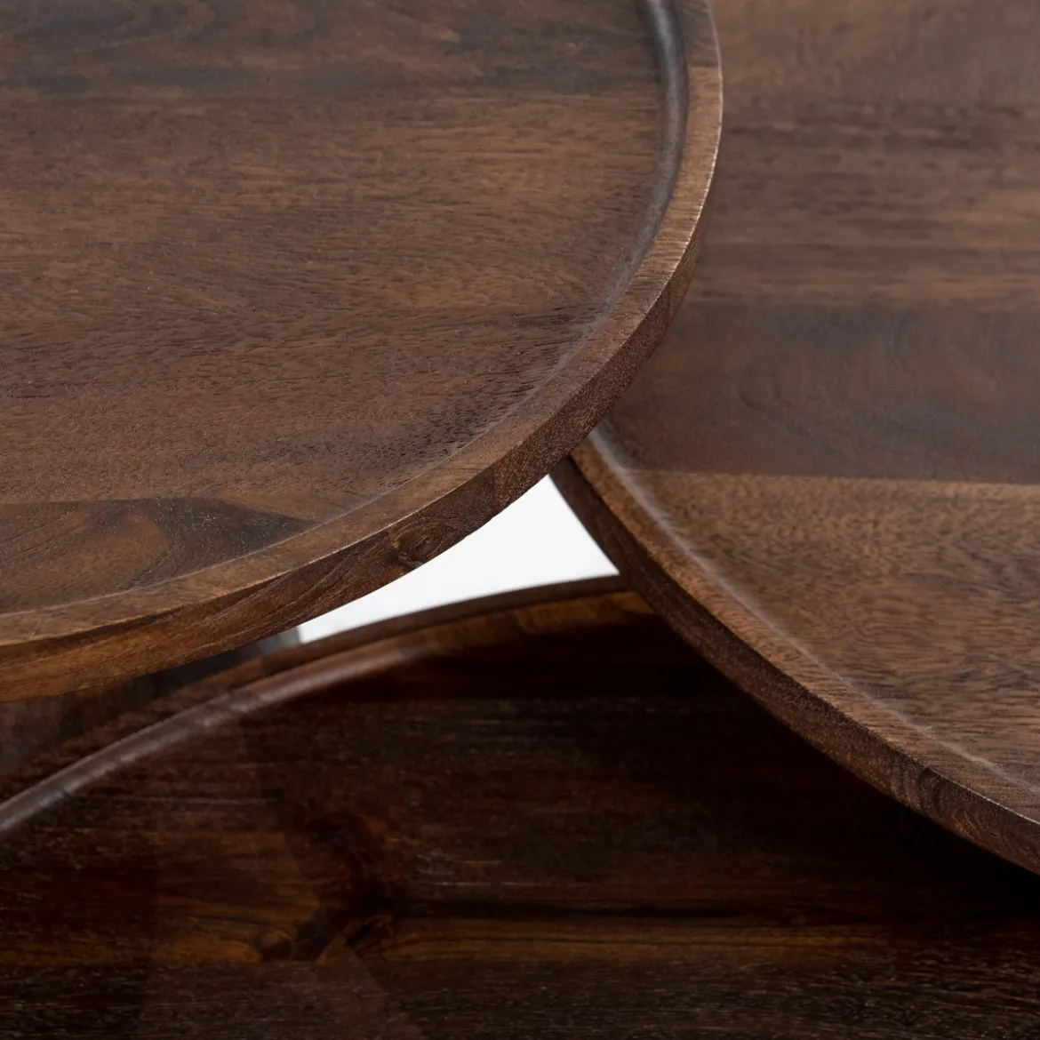 Ronde salontafel mangohout - Eleonora Ron