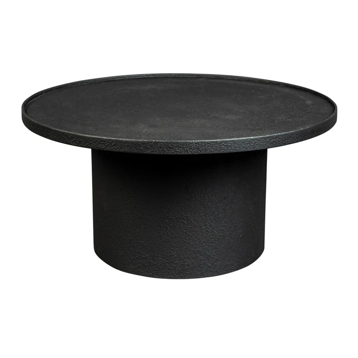 Ronde salontafel mat zwart - Dutchbone Winston