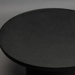 Ronde salontafel mat zwart - Dutchbone Winston