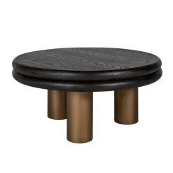 Ronde salontafel messing - Richmond Interiors Macaron