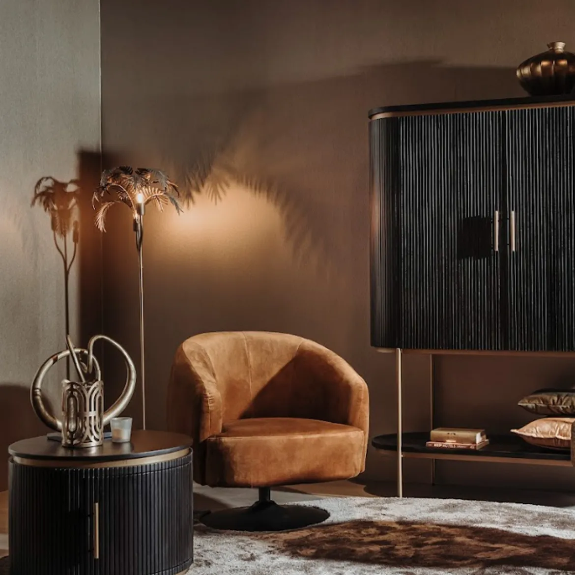 Ronde salontafel met opbergruimte - Tower Living Rivello