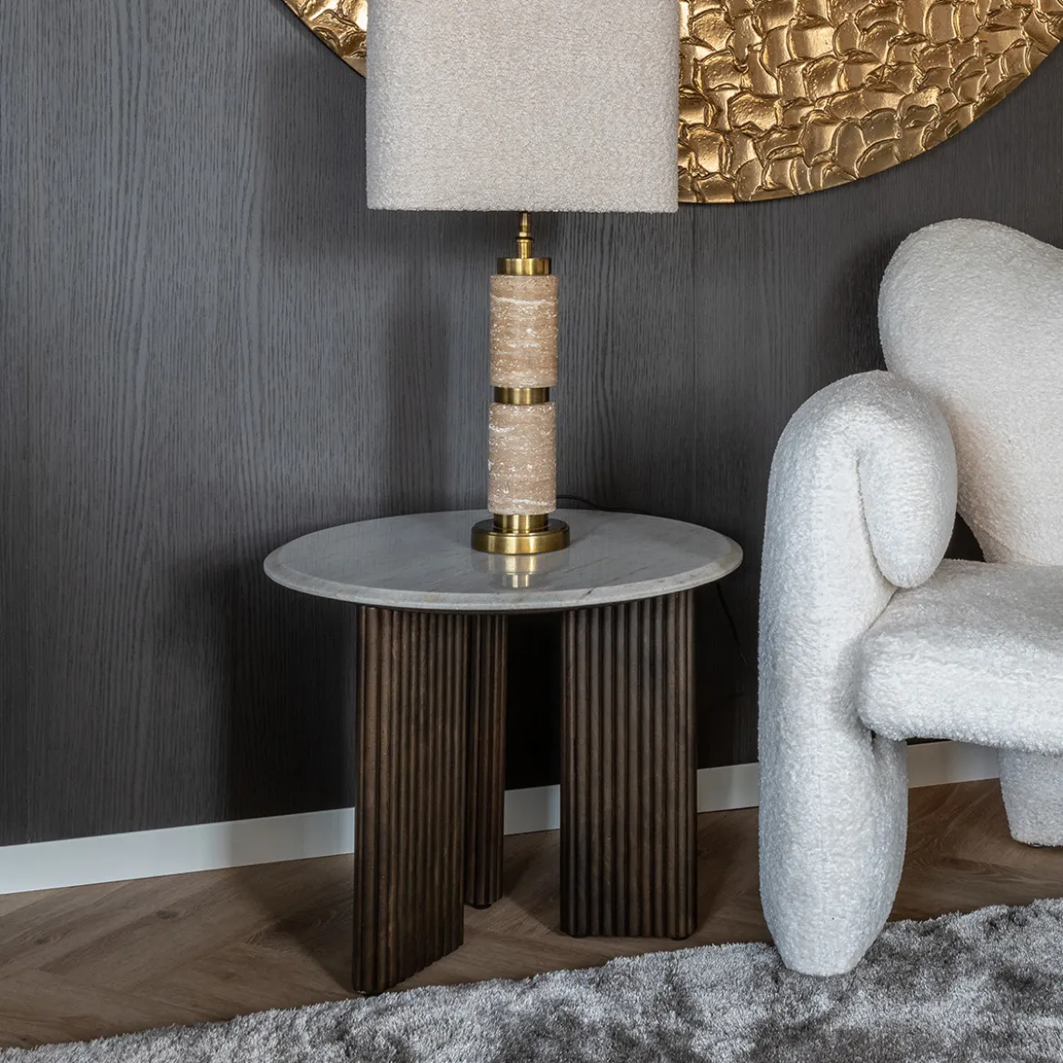 Ronde salontafel (set) marmer - Richmond Interiors Mayfield