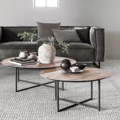 Ronde salontafel verjongde rand - DTP Home Cosmo