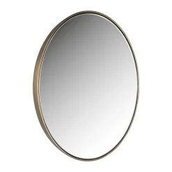 Ronde spiegel aluminium goud - Richmond Interiors Mammom
