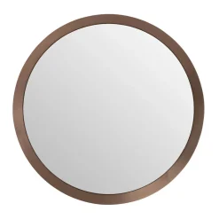 Ronde spiegel taupe bruin - Kare Design Arezzo Coffee