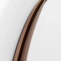 Ronde spiegel taupe bruin - Kare Design Arezzo Coffee