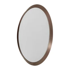 Ronde spiegel taupe bruin - Kare Design Arezzo Coffee