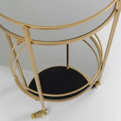 Ronde trolley goud - Kare Design Emilia