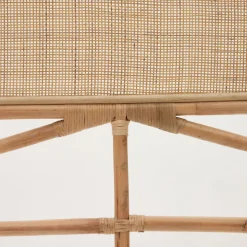 Rond rotan hoofdbord naturel - Kave Home Quiterie Round