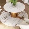 Rond vloerkleed - Kare Design Abstract Grey Line