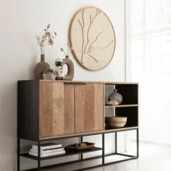 Rond wandpaneel jute beige - Must Living Jungle