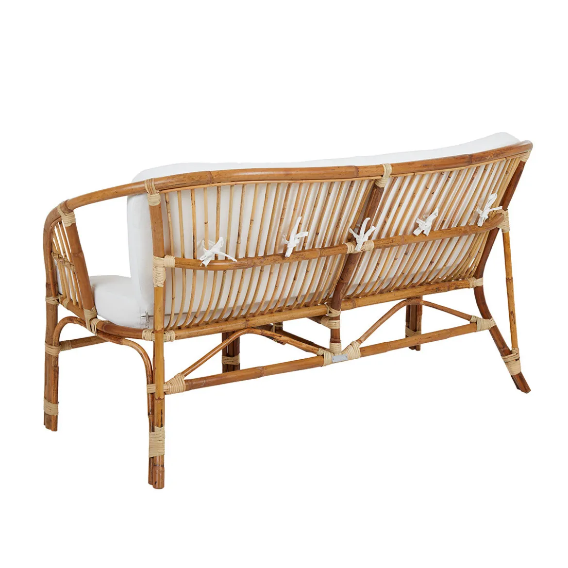 Rotan loungeset met witte kussens - Brafab Astrakan Set