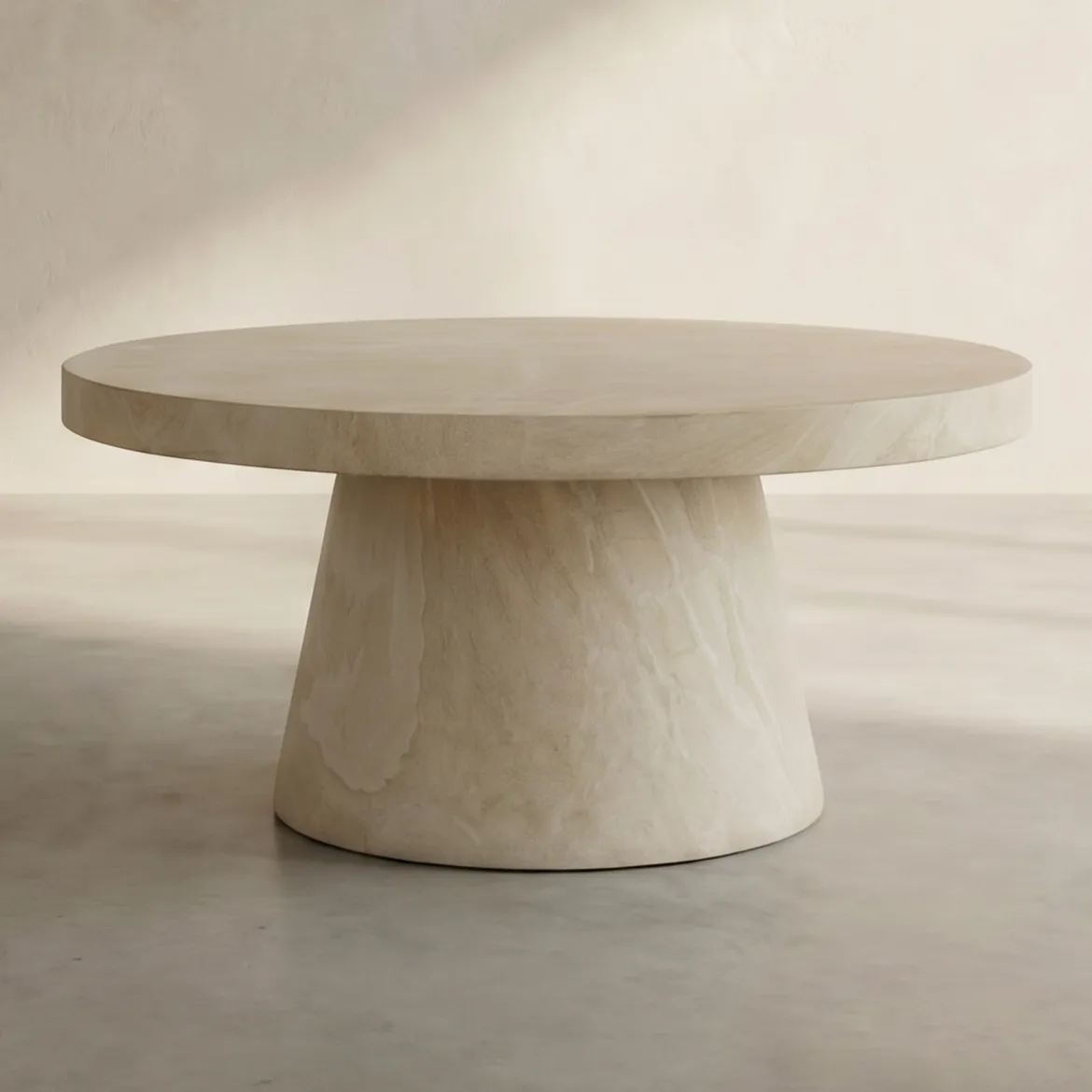 Salontafel beige steen - Bodio Zara