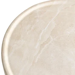 Salontafel beige steen rond - Bodio Sofia