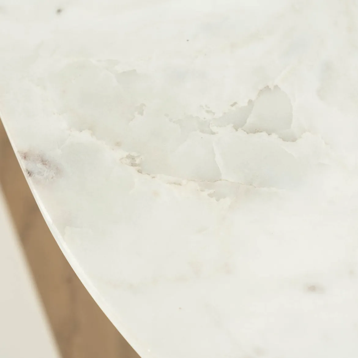Salontafel eiken met wit marmer - Eleonora Don