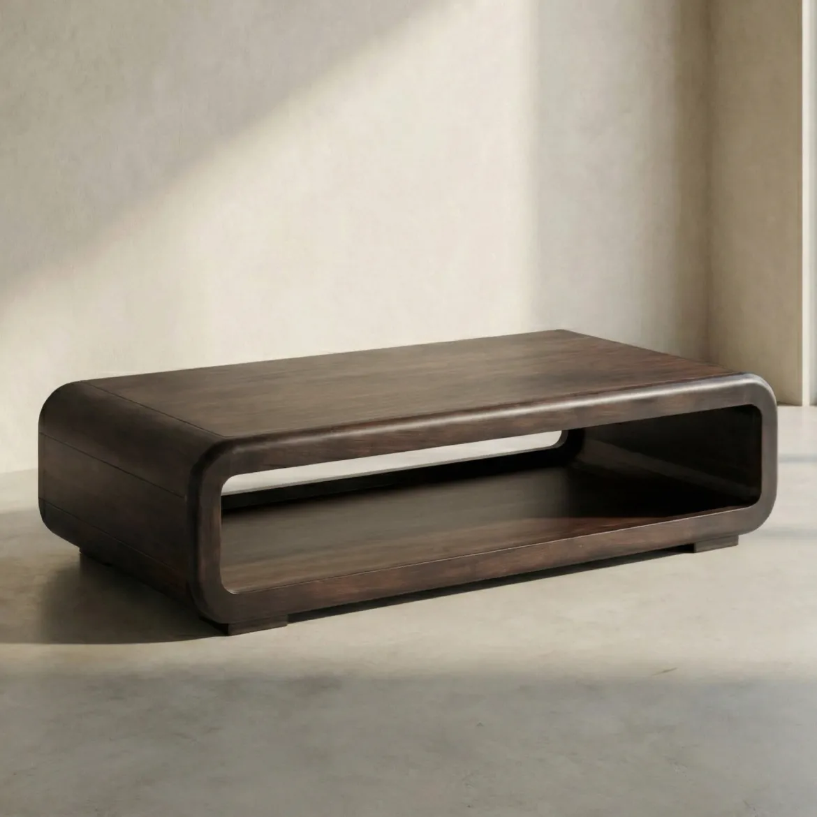 Salontafel gebogen hout - Bodio Ayan