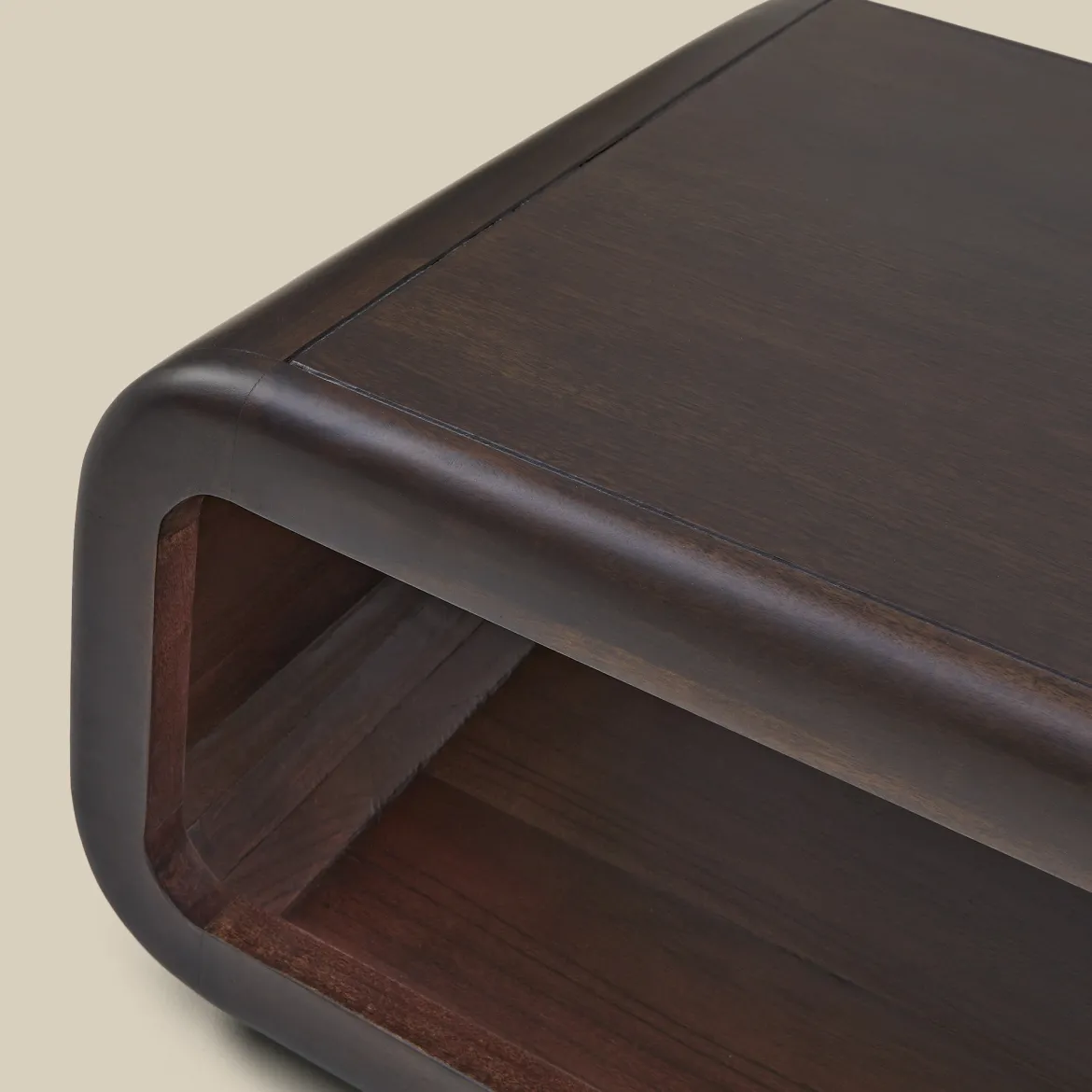 Salontafel gebogen hout - Bodio Ayan
