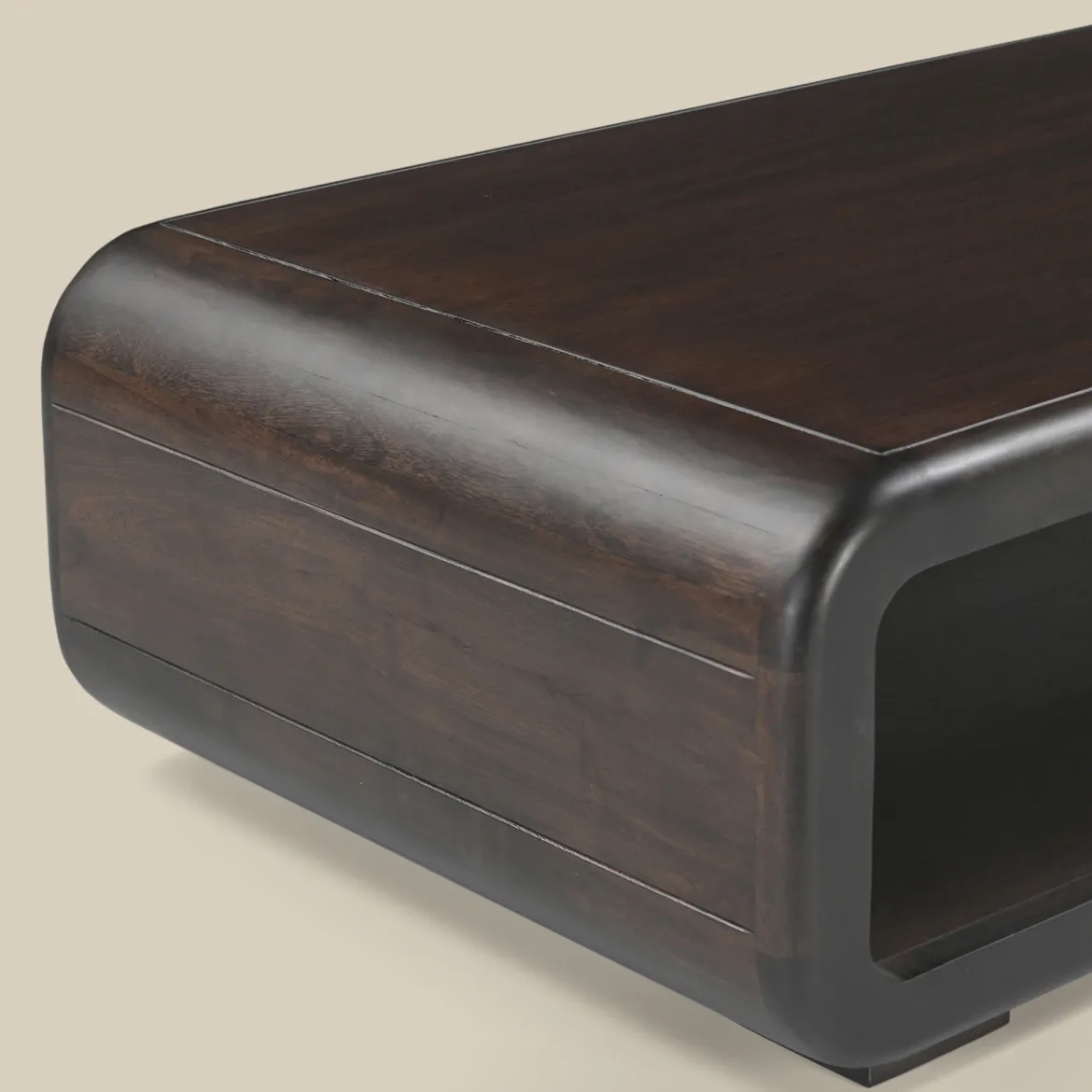 Salontafel gebogen hout - Bodio Ayan