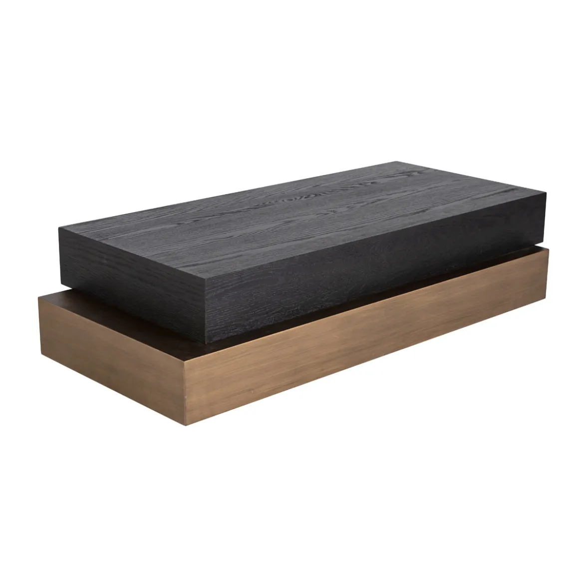Salontafel hout en goud - Richmond Interiors Cambon