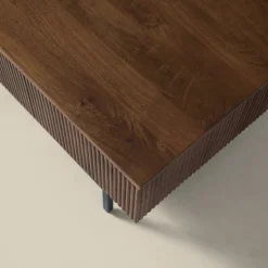Salontafel hout met ribbels - Bodio Clark