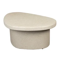 Salontafel kiezel vorm wit - Dutchbone Veda