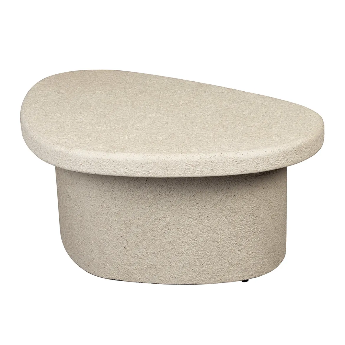 Salontafel kiezel vorm wit - Dutchbone Veda