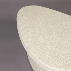 Salontafel kiezel vorm wit - Dutchbone Veda