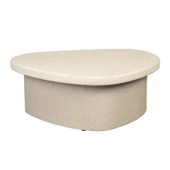 Salontafel kiezel vorm wit - Dutchbone Veda