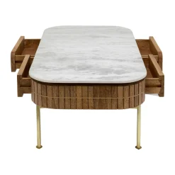 Salontafel marmer met lades - Kare Design Grace