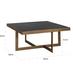 Salontafel messing - Richmond Interiors Cambon