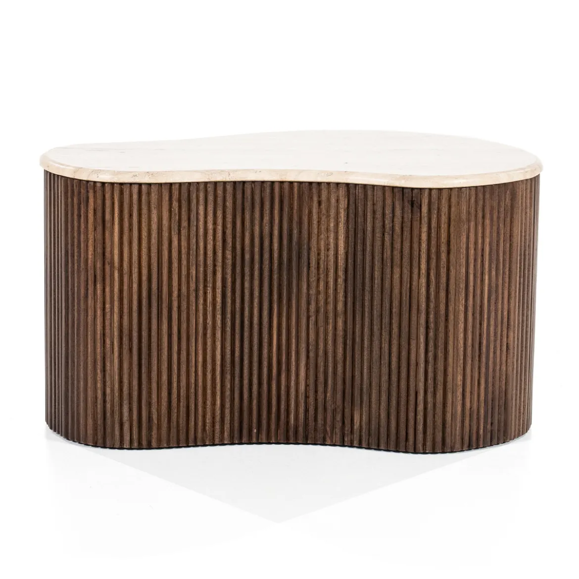 Salontafel met travertin blad - Eleonora Mari
