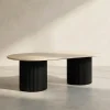 Salontafel met travertin - Bodio Kanso